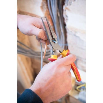 Тонкогубцы 0-84-007 удлинённые диэлектрические 1000В, 200 мм STАNLEY-3