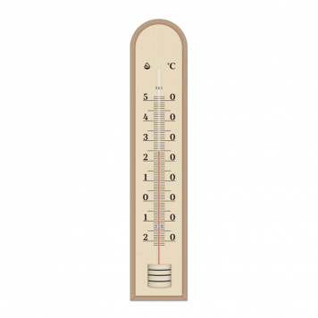Сувенир Термометр комнатный деревянный Д-7