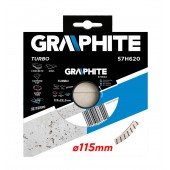 Диск 57H620 TURBO 115x22,23 мм алмазный ультратонкий GRAPHITE