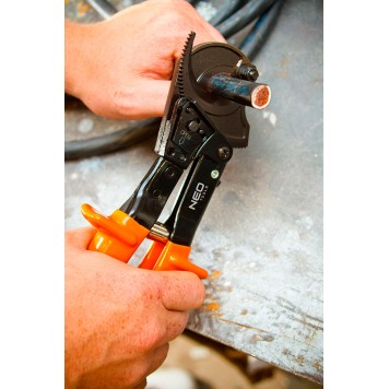 Кабелерез 01-516 для медных, алюминиевых кабелей, 250 мм, с трещоткой NEO-1