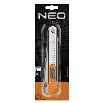 Нож 63-021 выдвижной 18 мм NEO-1