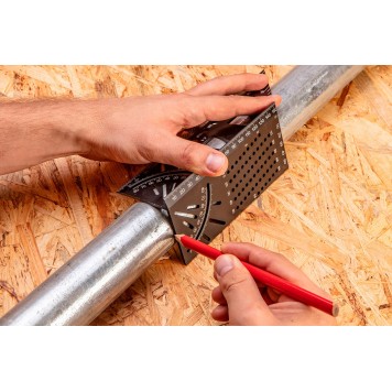 Угольник 72-115 японский 3D, алюминиевый NEO-5