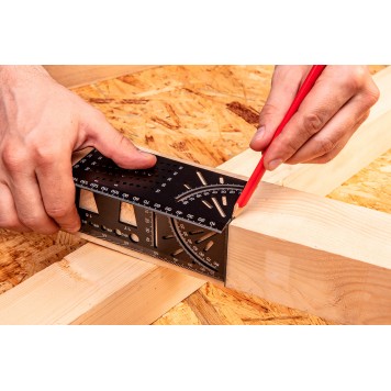 Угольник 72-115 японский 3D, алюминиевый NEO-6