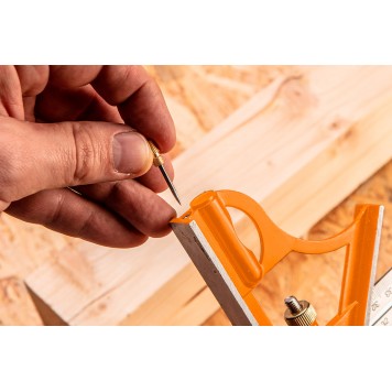 Линейка 72-126 с уровнем многофункциональная 60см, нержавеющая сталь NEO-3