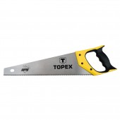 Ножовка 10A445 по дереву Shark 450 мм, 7TPI TOPEX