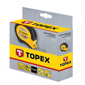 Рулетка 28С422 сталь 20 м TOPEX-1