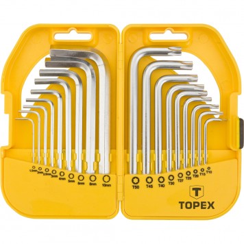 Ключи 35D952 шестигранные и TORX набор короткие 18 шт. ТОРЕХ