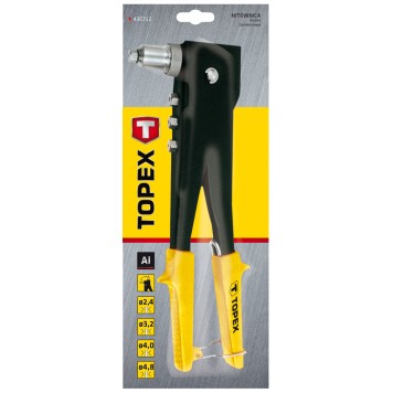 Заклёпочник 43E712 270 мм, поворот 180° ТОРЕХ-1
