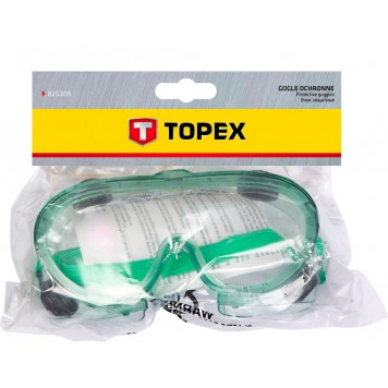 Очки 82S107 защитные прозрачные зелёные ТОРЕХ-1