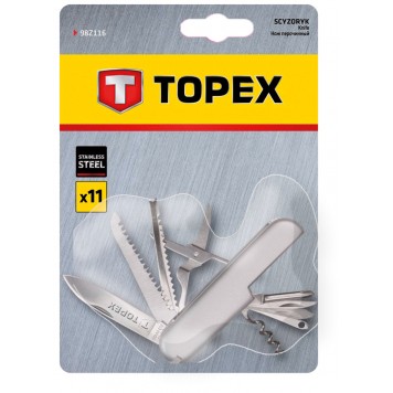 Нож 98Z116 перочинный 11 функций ТОРЕХ-1