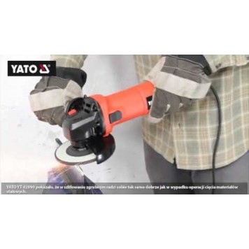 Угловая шлифмашинка YT-82090 710 Вт, 115 мм YATO-6