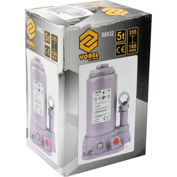 Домкрат 80032 гидравлический Бутылочный 5т 185-355 мм-1