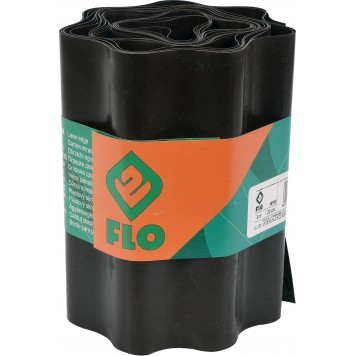 Лента 88705 бордюрная для газона 9 м x 20 см, коричневая FLO-1