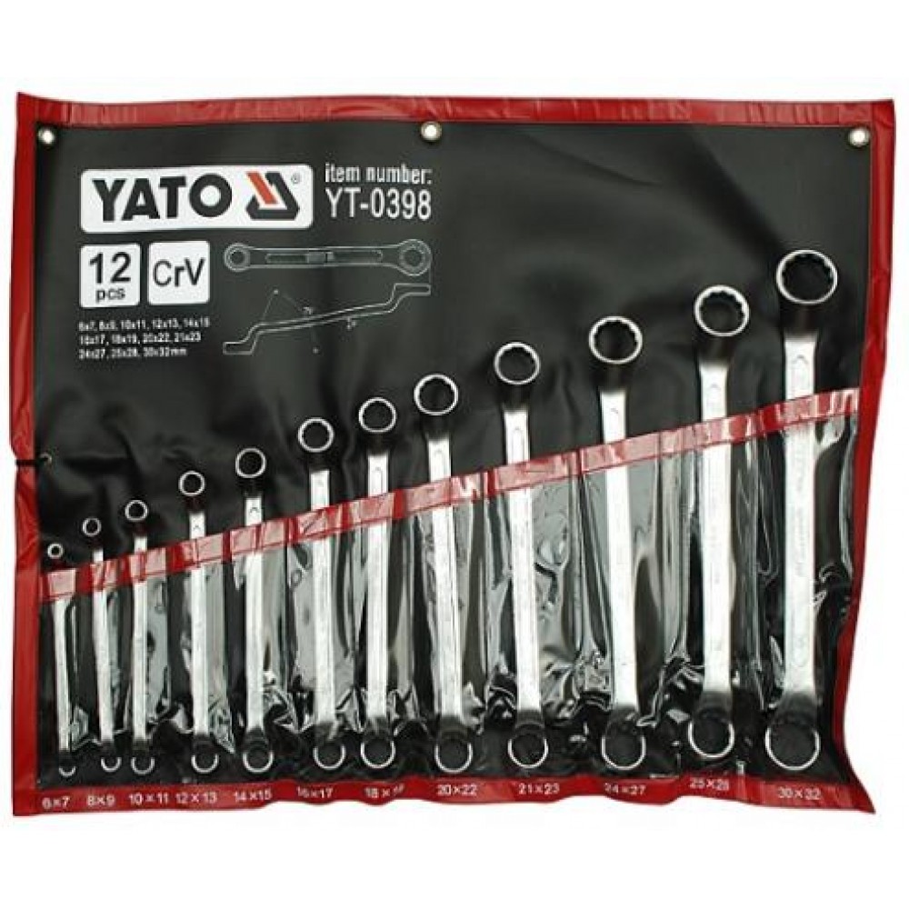 Набор гаечных ключей Yato yt-0398. Набор изогнутых ключей Yato. Набор ключей накидных изогнутых 6-32мм 8. Yato yt0363 ключи рожково-накидные 8-32мм (набор 17шт) Yato. Ключи гни
