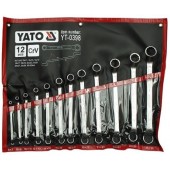 Набор YT-0398 ключей накидных 6-32 мм, 12 шт. САТИН YATO