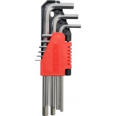 Ключи YT-0500 шестигранные короткие 1,5-10 мм, 9 шт. YATO