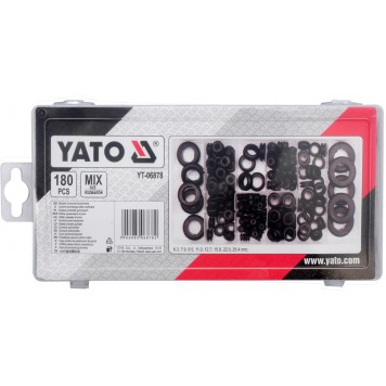 Набор YT-06878 резиновых втулок 180 шт.YATO-1