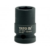 Головка YT-1005 ударная 6-гранная, 1/2, 15 мм YATO