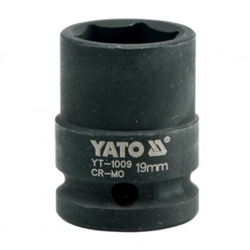 Головка YT-1009 ударная 6-гранная, 1/2, 19 мм YATO