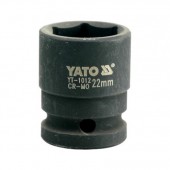 Головка YT-1012 ударная 6-гранная, 1/2, 22 мм YATO