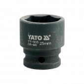 Головка YT-1015 ударная 6-гранная, 1/2, 25 мм YATO