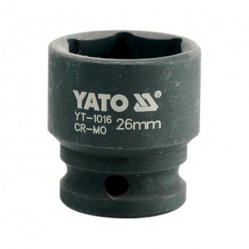 Головка YT-1016 ударная 6-гранная, 1/2, 26 мм YATO