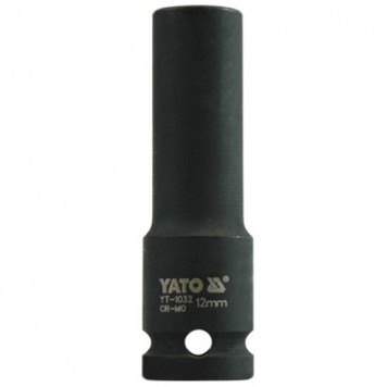 Головка YT-1032 торцевая ударная глубокая 6-гранная, 1/2, 12 мм YATO