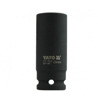 Головка YT-1043 торцевая ударная глубокая 6-гранная, 1/2, 23 мм YATO