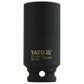 Головка YT-1047 торцевая ударная глубокая 6-гранная, 1/2, 27 мм YATO