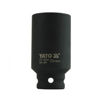 Головка YT-1050 торцевая ударная глубокая 6-гранная, 1/2, 30 мм YATO