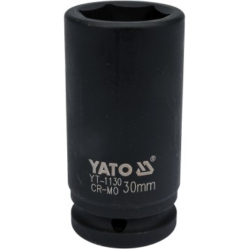 Головка YT-1130 торцевая ударная глубокая 6-гранная, 3/4, 30 мм YATO