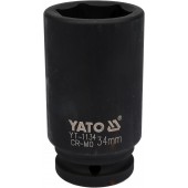 Головка YT-1134 торцевая ударная глубокая 6-гранная, 3/4, 34 мм YATO