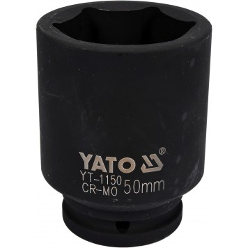 Головка YT-1150 торцевая ударная глубокая 6-гранная, 3/4, 50 мм YATO