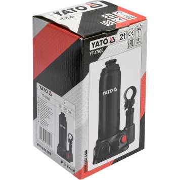 Домкрат YT-17000 гидравлический бутылочный 2Т 181-345 мм-3