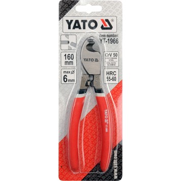 Кабелерез YT-1966 160 мм, макс. d-6 мм YATO-1