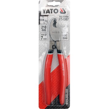 Кабелерез YT-1967 210 мм, макс. d-7 мм YATO-1