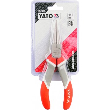 Круглогубцы YT-2030 никелированные 160 мм YATO-1