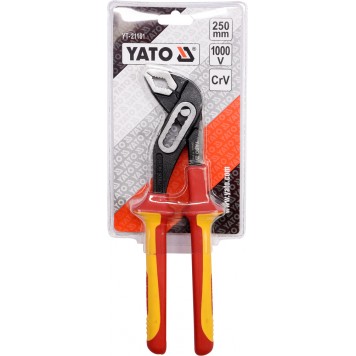 Клещи YT-21161 переставные диэлектрические 250 мм YATO-2