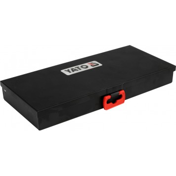 Набор YT-2975 плашек и метчиков (М3;4;5;6;8;10;12) 32 предмета YATO-1