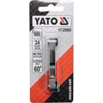 Резьбомер YT-29980 метрический YATO-1