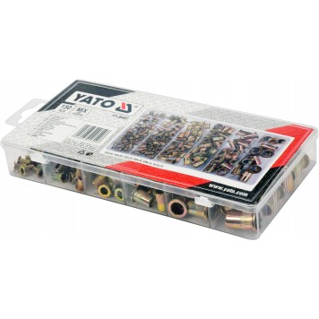 Заклепки YT-36481 резьбовые сталь М3-М10, 150 шт. YATO-2
