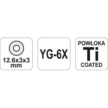 Ролик YT-3713 для плиткореза 12,6х3х3мм YATO-2