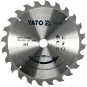 Диск YT-60668 с карбид вольфрамом 235x25,5 мм, 24 зуба YATO
