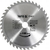 Диск YT-6071 с карбид вольфрамом 250х30 мм, 40 зубьев YATO