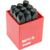 Клейма YT-6855 цифровые 9 предметов 8 мм YATO
