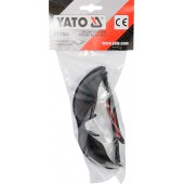 Очки YT-7364 защитные открытые чёрные с дужками YATO