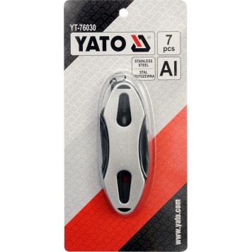 Нож YT-76030 универсальный складной YATO-3