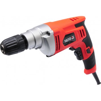 Дрель электрическая YT-82051 580 Вт, быстрозажимной патрон 10 мм YATO-1