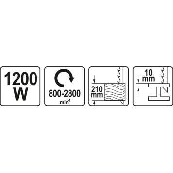 Пила YT-82280 сабельная 1200 Вт YATO-6