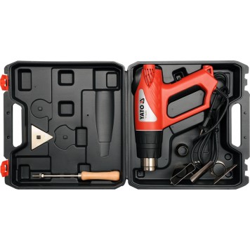 Термофен YT-82293 2000Вт в наборе 70~600°C YATO-1